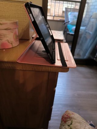 Funda iPad Rosa Mandala y Rosa Mariposas.