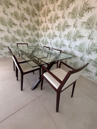 Conjunto Comedor 8 Sillas y Mesa 180x100cm