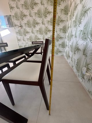 Conjunto Comedor 8 Sillas y Mesa 180x100cm