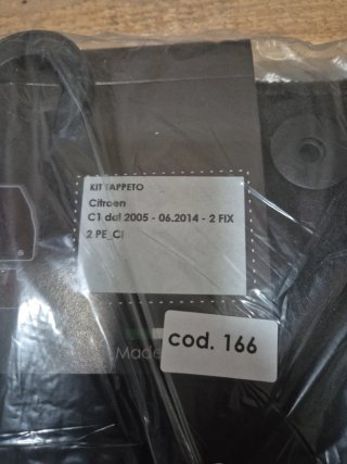Set Tappeti su Misura per Citroen C1