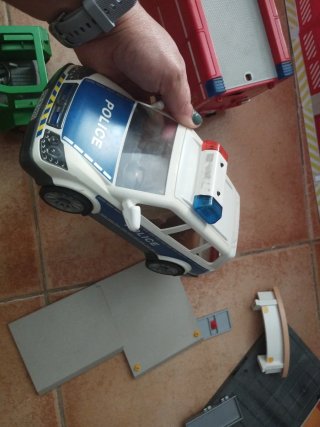 Pack Playmobil: bomberos, policía, Naruto