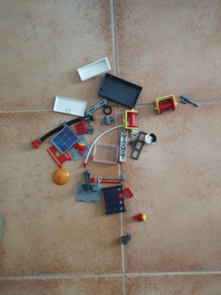 Pack Playmobil: bomberos, policía, Naruto