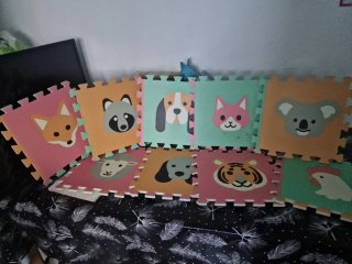 Tapetes Infantiles Animales Puzzle
