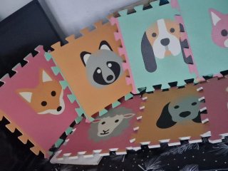 Tapetes Infantiles Animales Puzzle