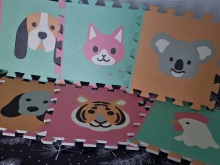 Tapetes Infantiles Animales Puzzle