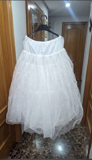 Cancán niña blanco