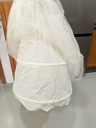 Cancán niña blanco