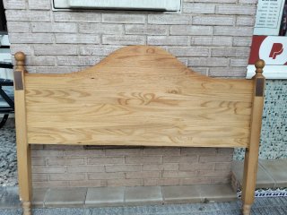 Cabezal de matrimonio de madera