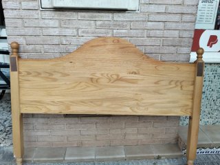 Cabezal de matrimonio de madera