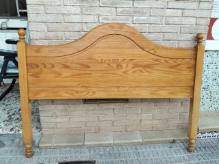 Cabezal de matrimonio de madera