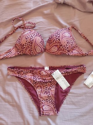 Bikini Women'secret Estampado Paisley Morado