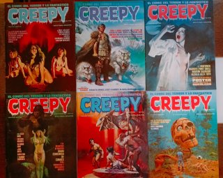 Lote 31 Cómics CREEPY 1ª Edición Toutain (0-31)