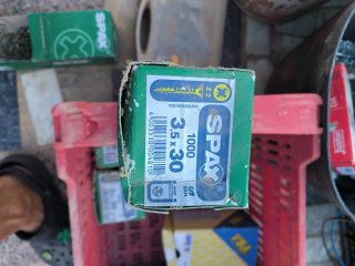 Tornillos SPAX 3.5x30 Caja 1000 uds
