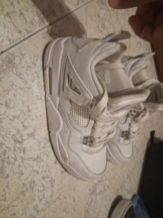 Nike Air Jordan 4 Retro Blancas Talla 36