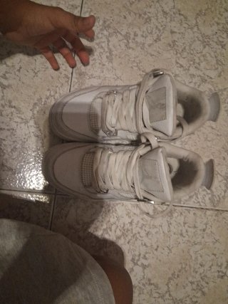Nike Air Jordan 4 Retro Blancas Talla 36