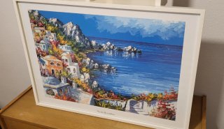 Cuadro paisaje marino Nicola Berardino