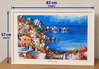 Cuadro paisaje marino Nicola Berardino