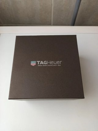 Caja Reloj TAG Heuer Negra. Nueva
