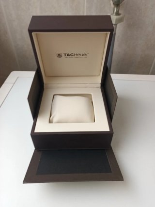 Caja Reloj TAG Heuer Negra. Nueva