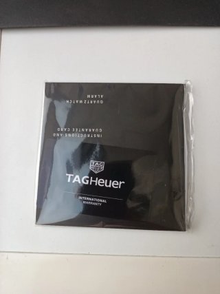 Caja Reloj TAG Heuer Negra. Nueva