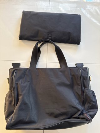 Bolso Carro Bebé + cambiador TOUS Negros