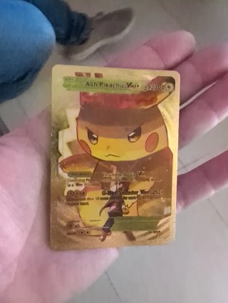 Carta Pokémon Ash Pikachu V