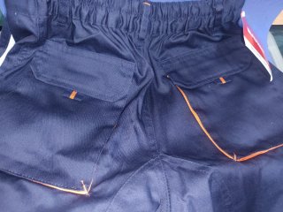 Pantalón corto Velilla trabajo azul Talla  38 W