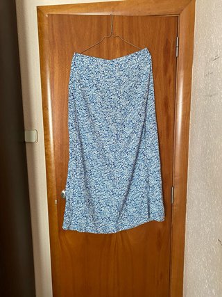 Falda larga estampada floral