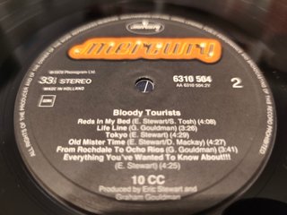 Vinilo 10cc - Bloody Tourists