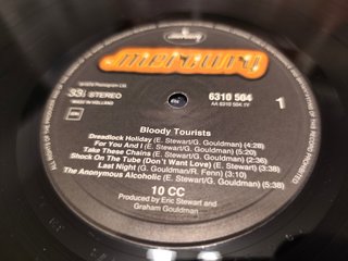Vinilo 10cc - Bloody Tourists