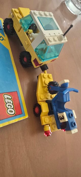 Lego 6677 Legoland Coche y Moto 1986