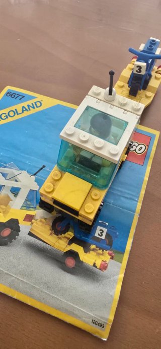 Lego 6677 Legoland Coche y Moto 1986