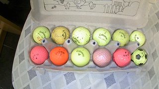 12 bolas de golf Callaway de colores