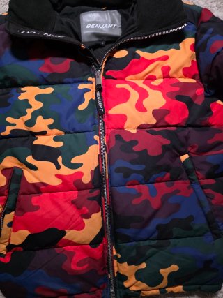 Chaqueta Benjart Puffer Camo Multicolor