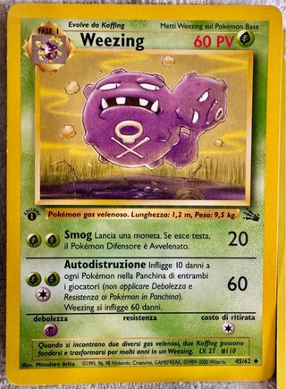 Pokemon vintage 20 carte