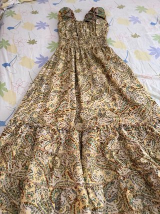 Vestido largo Corina estampado multicolor