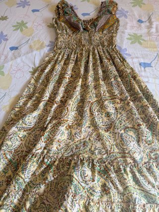 Vestido largo Corina estampado multicolor