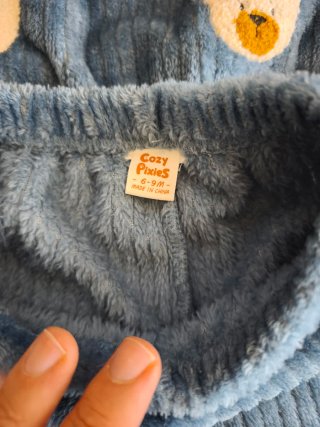 Conjunto infantil azul com ursinhos