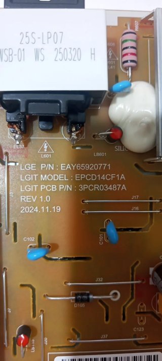 LG  65UA751C0LA  LGP65B-25U1 EPCD14CF1A EAY659207