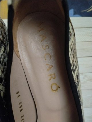 Zapatos Mascaró Piel Serpiente Talla 39