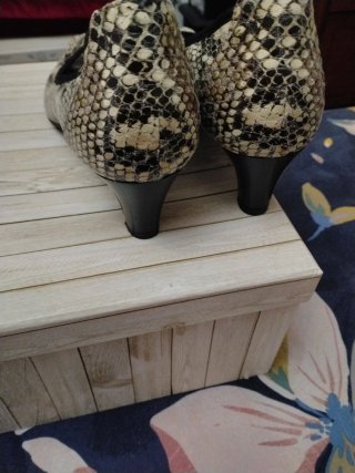 Zapatos Mascaró Piel Serpiente Talla 39