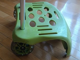 Carrito Mochila Plegable Verde