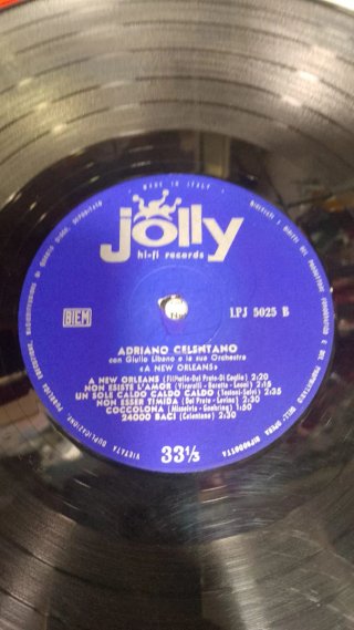 Adriano Celentano A New Orleans Vinile LP