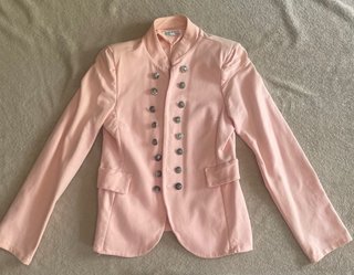 Giacche militari da donna grigie e rosa