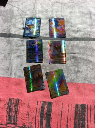 65 Cartas Pokémon Variadas copias