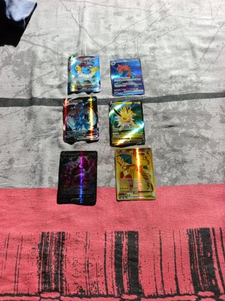 65 Cartas Pokémon Variadas copias