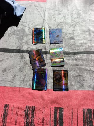 65 Cartas Pokémon Variadas copias