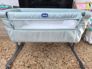 Mini Cuna Colecho Chicco Next2Me Gris