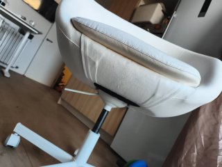 Sillón giratorio IKEA blanco
