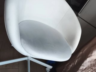 Sillón giratorio IKEA blanco